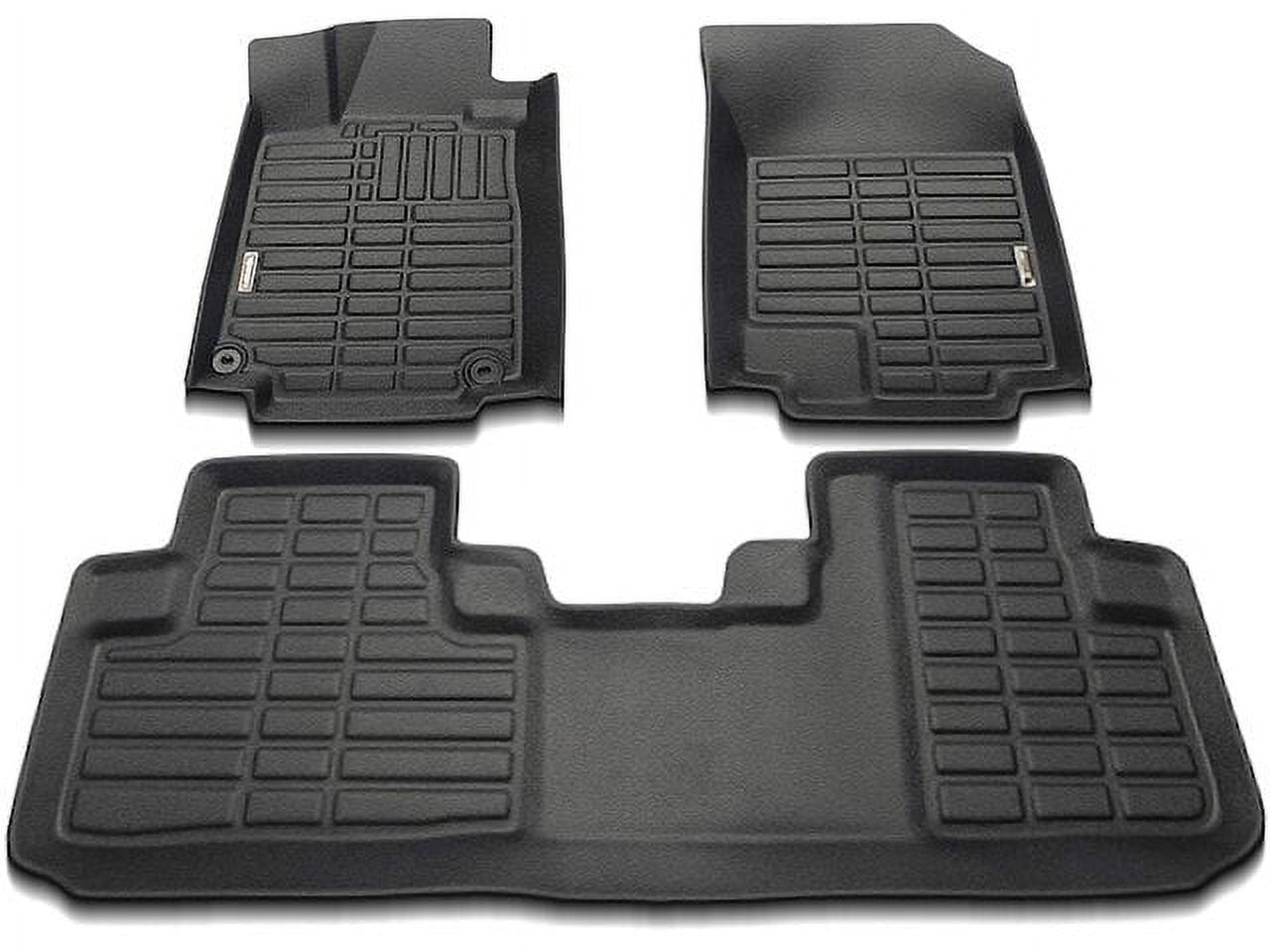 Floor Mat Set 3 Compatible with 2012 2016 Honda CR V Sport Utility 2.4L 4 Cylinder 2013 2014 2015