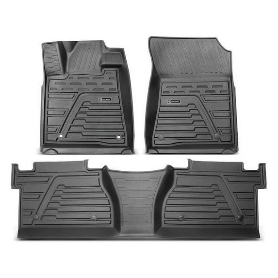 Floor Mat Set 3 - Compatible with 2014 - 2021 Toyota Tundra 2015 2016 2017 2018 2019 2020