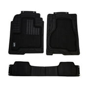 Floor Mat Set 3 Piece - Compatible with 1995 - 2002, 2005 - 2018 Kia Sportage 1996 1997 1998 1999 2000 2001 2006 2007 2008 2009 2010 2011 2012 2013 2014 2015 2016 2017