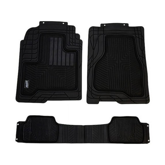 Floor Mat Set 3 Piece - Compatible with 1995 - 2002, 2005 - 2018 Kia Sportage 1996 1997 1998 1999 2000 2001 2006 2007 2008 2009 2010 2011 2012 2013 2014 2015 2016 2017