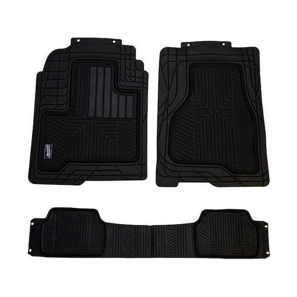 Floor Mat Set 3 Piece - Compatible with 2002 - 2009 Chevy Trailblazer 2003 2004 2005 2006 2007 2008