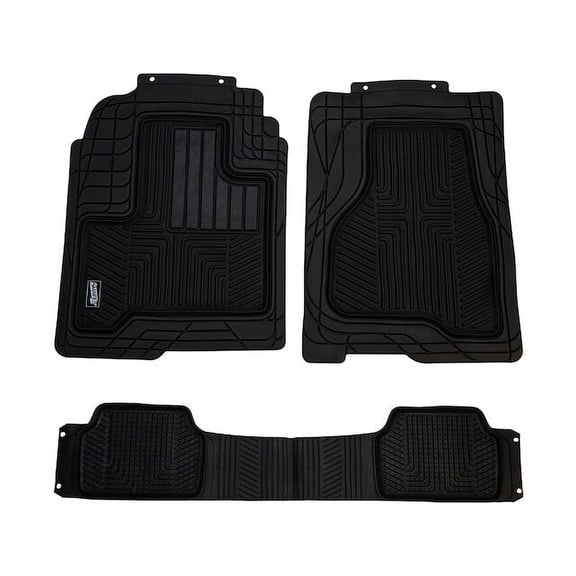 Floor Mat Set 3 Piece - Compatible with 2007 - 2018 Lincoln MKX 2008 2009 2010 2011 2012 2013 2014 2015 2016 2017