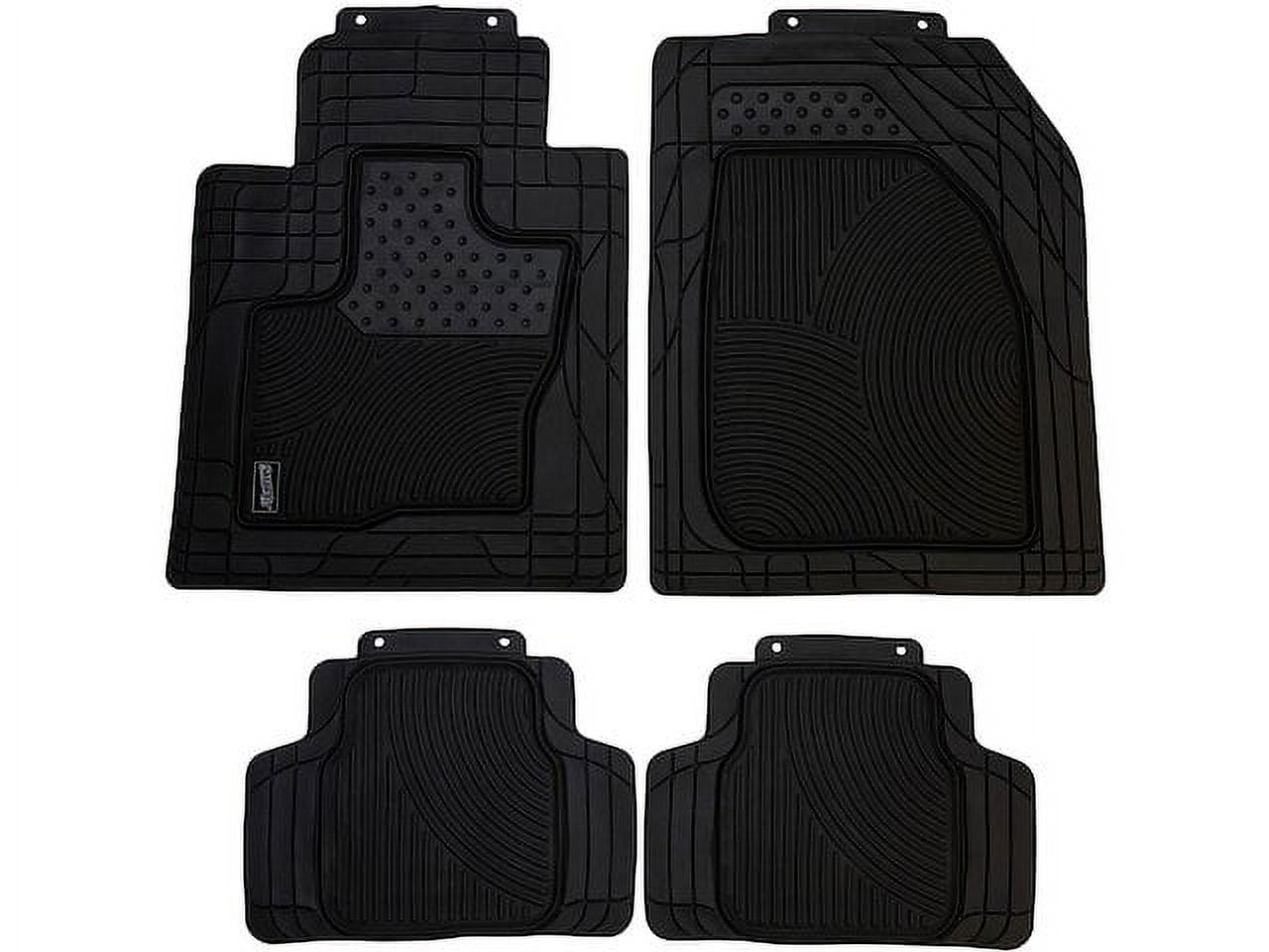 SMARTLINER Custom Fit Floor Mats For 2011-2019 Mitsubishi Outlander - 2 Row Set, Black, All-Weather Protection (Not For Outlander Sport) - View #8