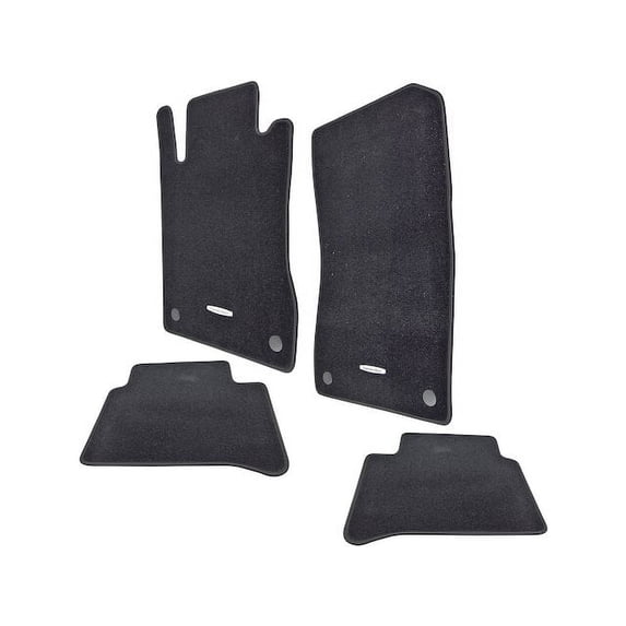 Floor Mat Set 4 Piece - Compatible with 2007 - 2008 Mercedes-Benz E550