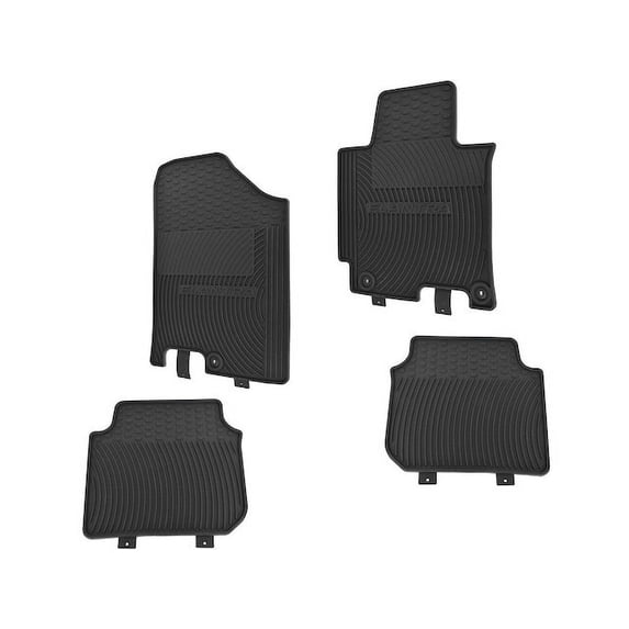 Floor Mat Set 4 Piece - Compatible with 2011 - 2014 Hyundai Elantra 2012 2013