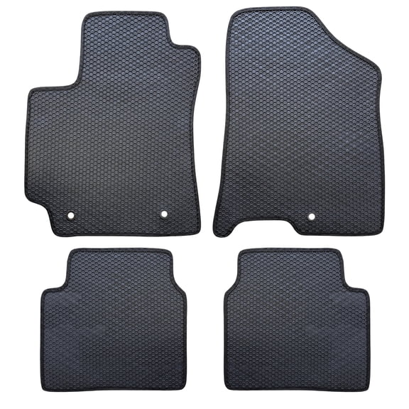 All Weather Floor Mats for 2024 to 2026 Hyundai Kona SEL/SE/N Line/Limited, Front and Rear (Not for Electric Models)
