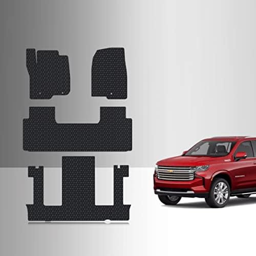 GMC Third-Row One-Piece Premium All-Weather Floor Mat In Cocoa | 22858826 | GMC