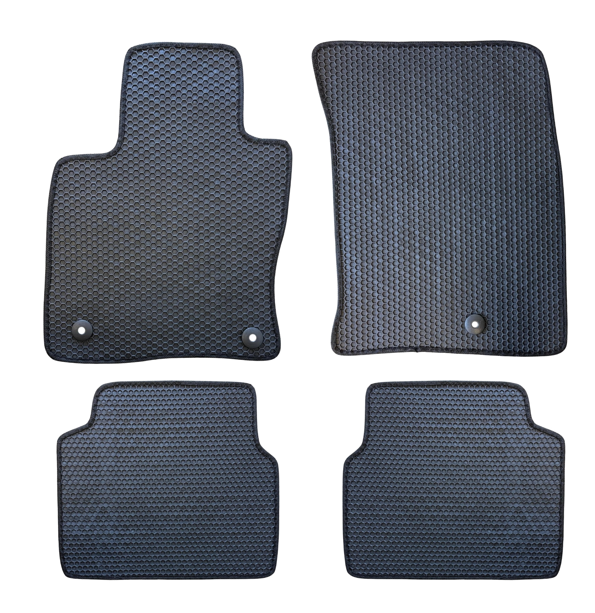 Floor Mats All-Weather for 2020 to 2026 Ford Escape with Safety Locks, Front and Rear, Odorless - ecoMats