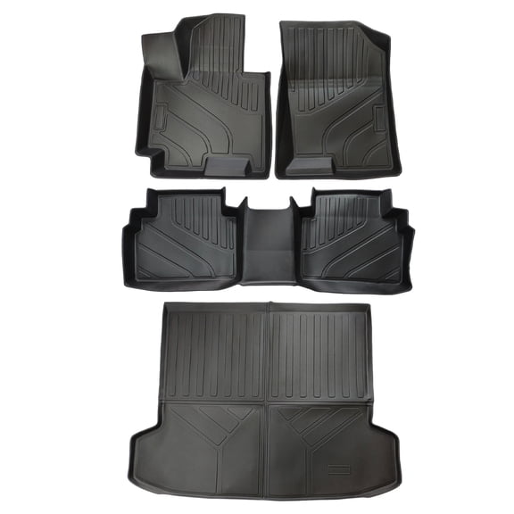 Floor Mats & Cargo Liner for 2026 2025 2024 2023 2022 Hyundai Tucson Mats Cargo Mat Trunk Mat Tucson All Weather Floor Mats Trunk Liner Black Accessories