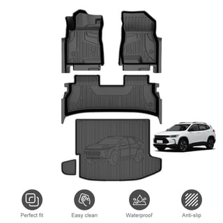 Floor Mats & Cargo Liner Fit for Chevrolet TRAX 2024-2026 All Weather TPE Heavy Duty Waterproof Full Set Car Protection Accessories
