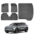 thumbnail image 1 of Floor Mats & Cargo Liner Set for 2024 2025 Chevy Equinox EV All Weather Protection TPE Anti-Slip Automotive Full Set Custom Car Mats Accessories - Black, 1 of 7
