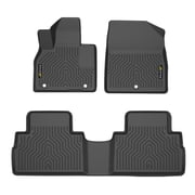 Floor Mats Cargo Liners Compatible with Hyundai Palisade 2020-2024 Heavy Duty 3-Piece Premium All Weather Automotive TPE Liners