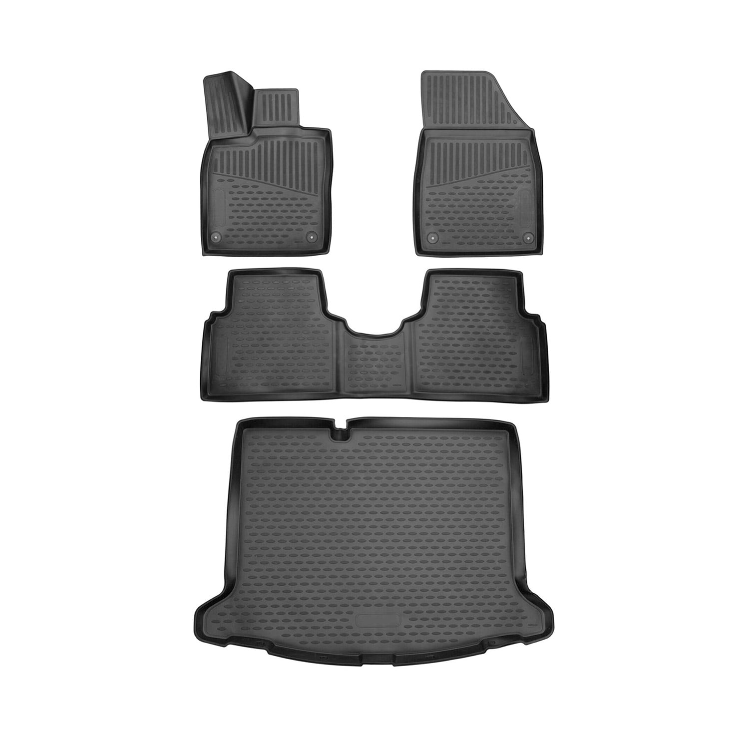 Floor Mats & Cargo Trunk Liner for Volkswagen ID.3 20202023 3D Molded