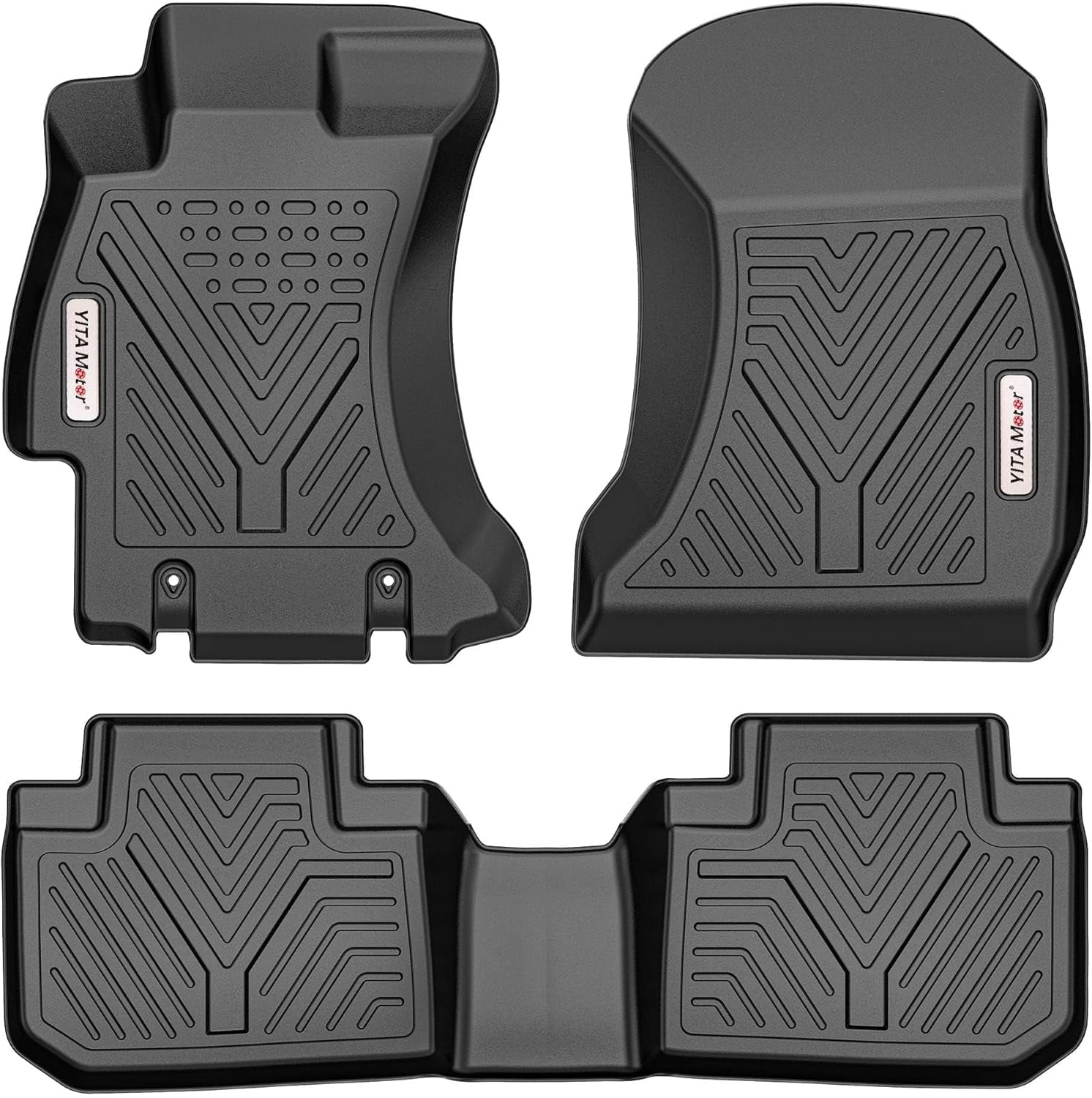 Floor Mats Compatible with 2014-2018 Subaru Forester, Custom Fit Black ...
