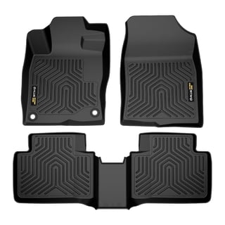 WeatherTech Floor Mats For Honda Civic/Civic Si - Black All-Weather 1st & 2nd Row