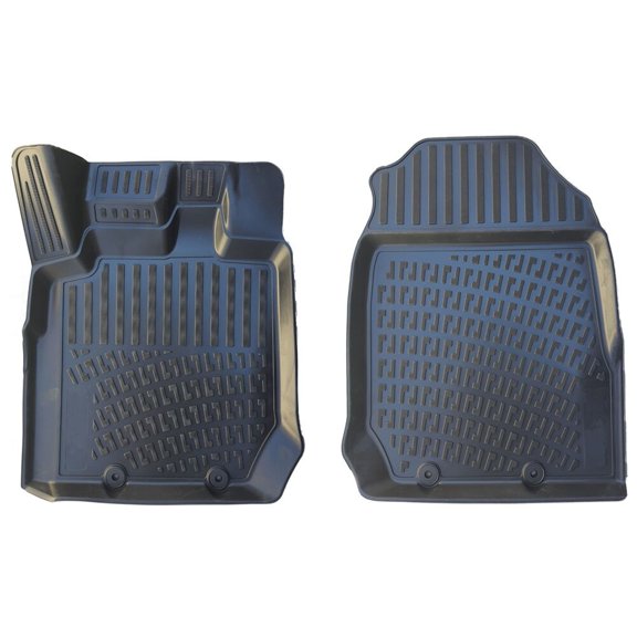 Isuzu D-Max 3D Floor Mat - Black, Single Cab (2 Pieces) | 2019 and Later