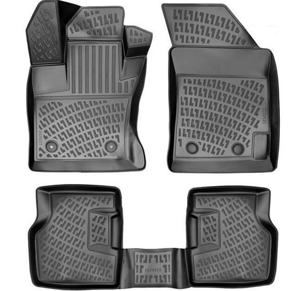 Floor Mats Fits Jeep Compass 2017-2025 | Custom Fit Waterproof 3D TPE Car Mat