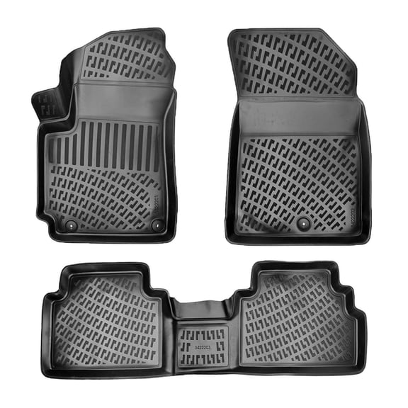 Kia Soul 3D Floor Mat - Black | 2020 and Later, Hb
