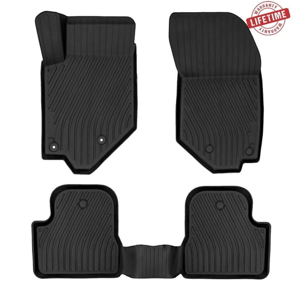 Floor Mats fits Opel Mokka 2021-2025 | Car Mats All Weather 3D Custom Fit Rubber Mat Waterproof Odorless TPE Floor Liners Laser Measured Non-Slip