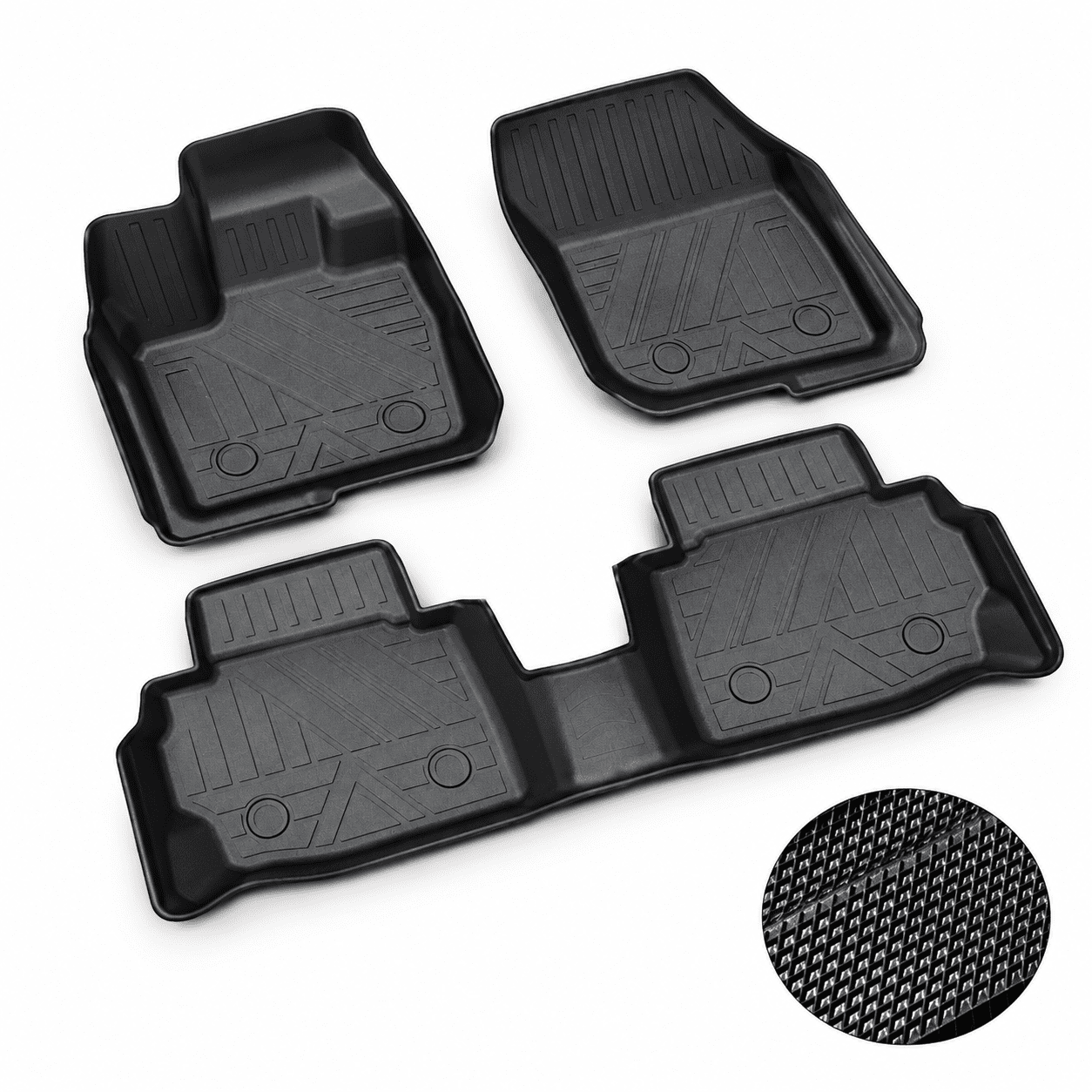 Weather Incoln Floor Mats For 2013-2020 Ford Fusion/lincoln Mkz All Weather Protection ...