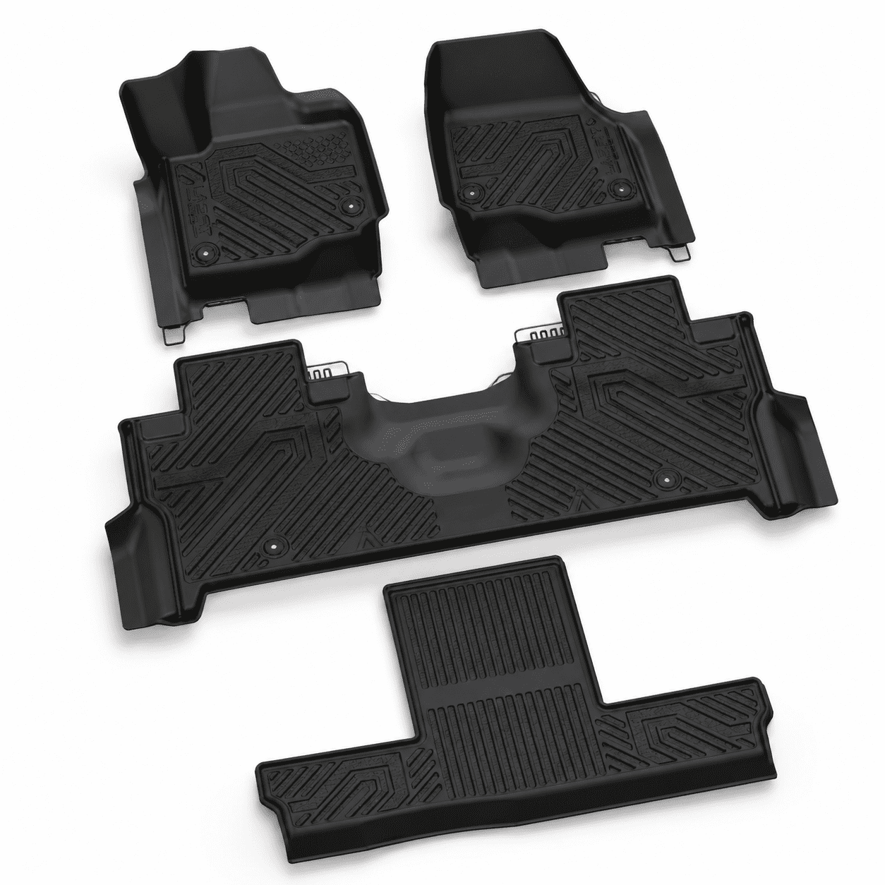 Snacking 2027 Floor Mats For 7 Seats Ford 2025 2026 2027 Expedition Max - Walmart ...