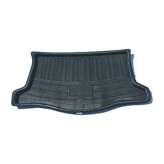 Floor Mats For Honda Fit 2014 2015 2016 2017 2018 2019 2020, Custom Full Coverage Cargo Mat Trunk Liner, All-Weather Protection Waterproof Trunk Mat-A-black