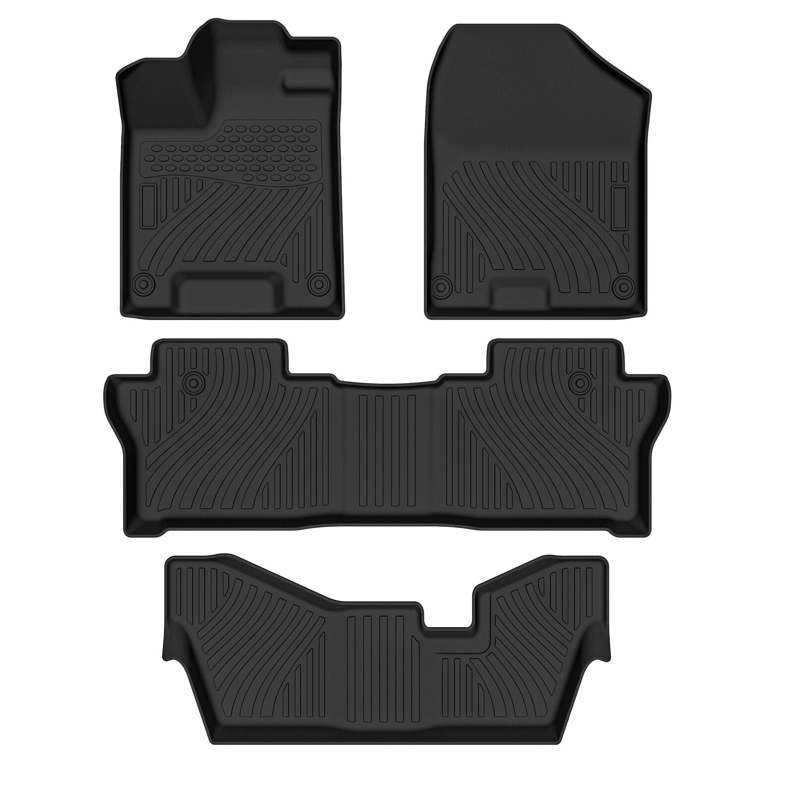 Floor Mats for Honda Pilot 8 Passenger (No Elite Models) 20162022 All