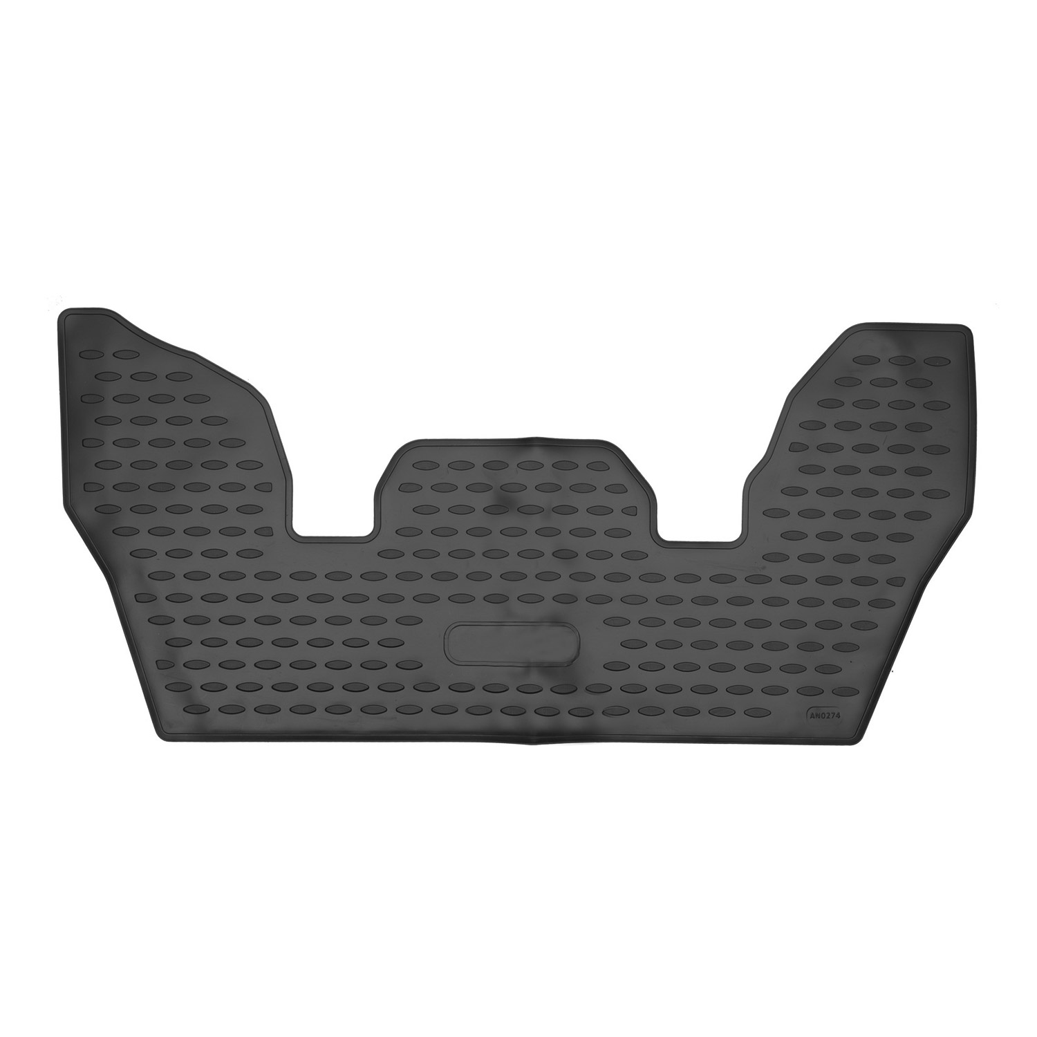 Floor Mats Liner for Acura MDX 20222024 3rd Row All Weather TPE Black