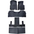 thumbnail image 1 of Floor Mats Replacement for Chevrolet Tahoe/GMC Yukon/Cadillac Escalade 2021-2025 with 2nd Row Bucket Seats (Not for Bench Seats) All Weather Floor Liners 3 Row Set Black, 1 of 9