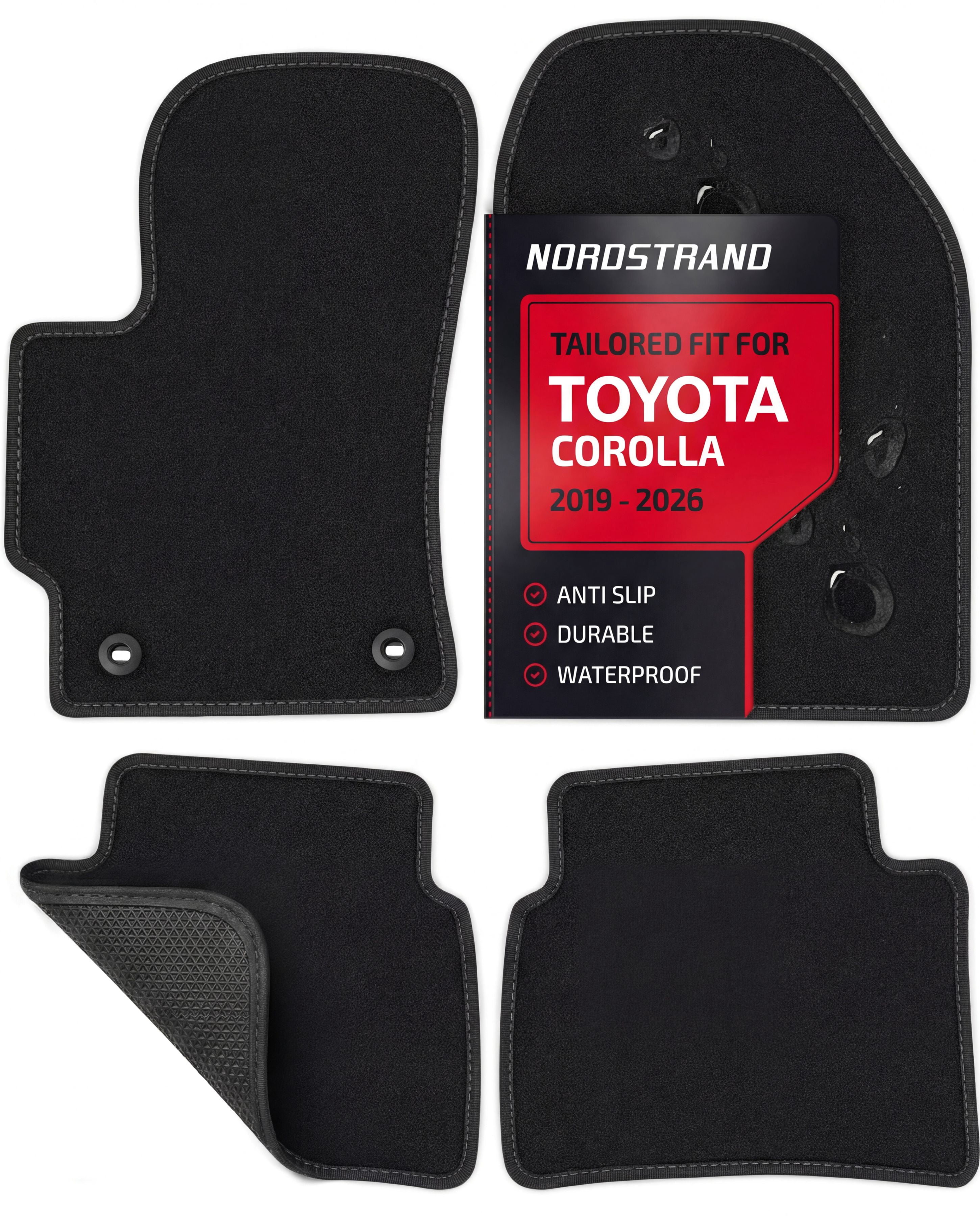 Floor Mats for 2019-2027 Toyota Corolla - Custom 3D Fit - Walmart.com