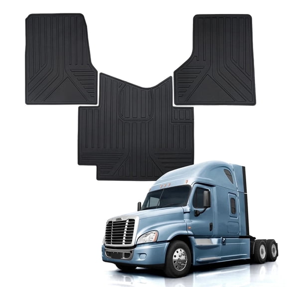 Floor Mats for 2008-2017 Freightliner Cascadia TPE All Weather Guard Protector Cargo Liner for 2016 Cascadia Accessories