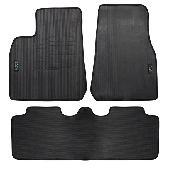 Floor Mats for 2020 to 2024 Tesla Model Y, All Weather, Front and Rear Set, Odorless, Perfect Fit - ecoMats