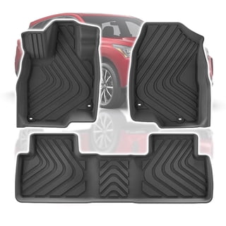 Floor Mats for Acura RDX 2019-until now Car Mats for Acura RDX 1st & 2nd Row TPE All-Weather 3 Pcs