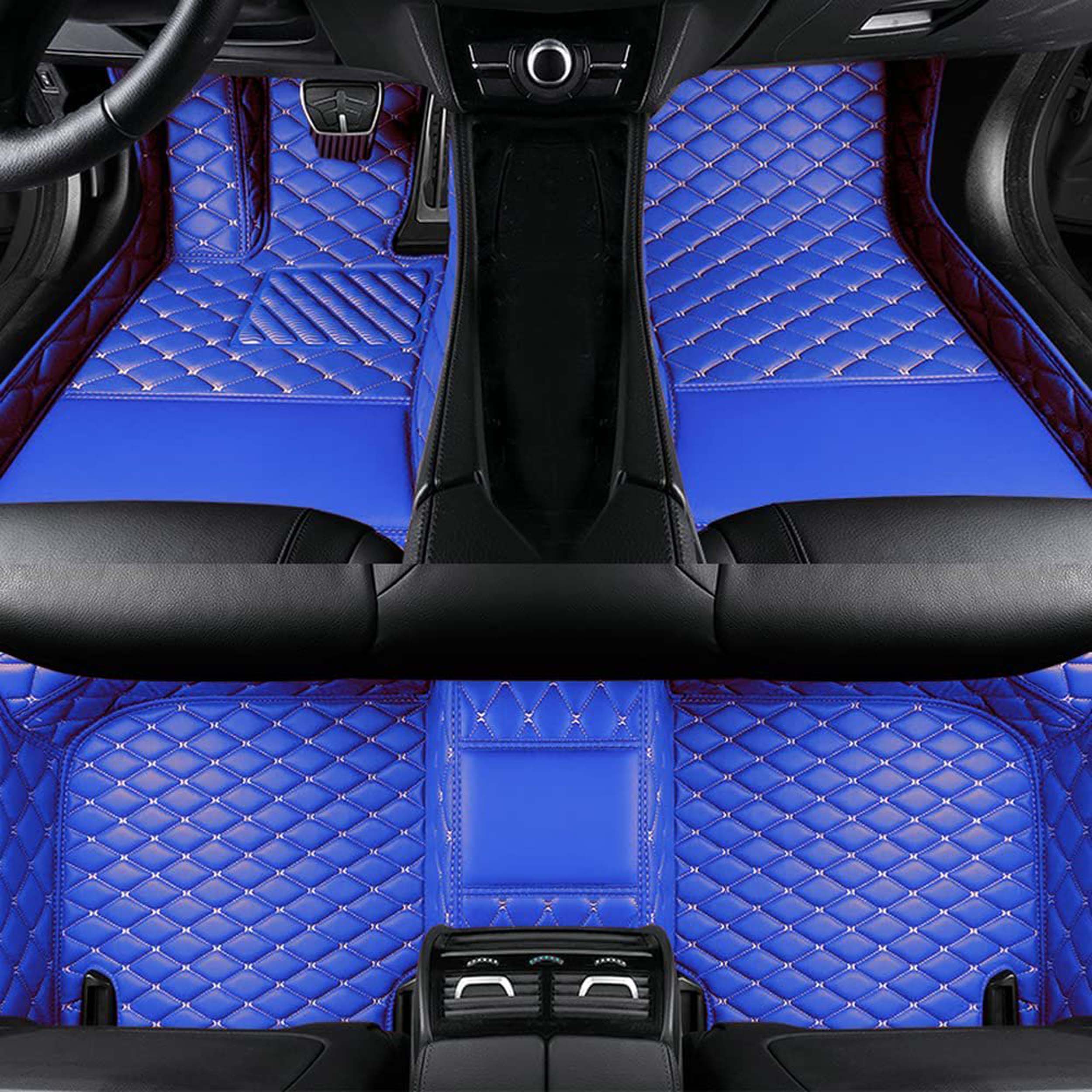 Floor Mats for Cars Full Coverage Deep Dish All-Weather Mats Waterproof ...