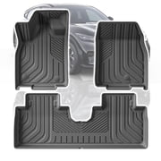 Floor Mats for Ford Mustang Mach-E 2021-until now 1st & 2nd Row TPE All-Weather 3 Pcs