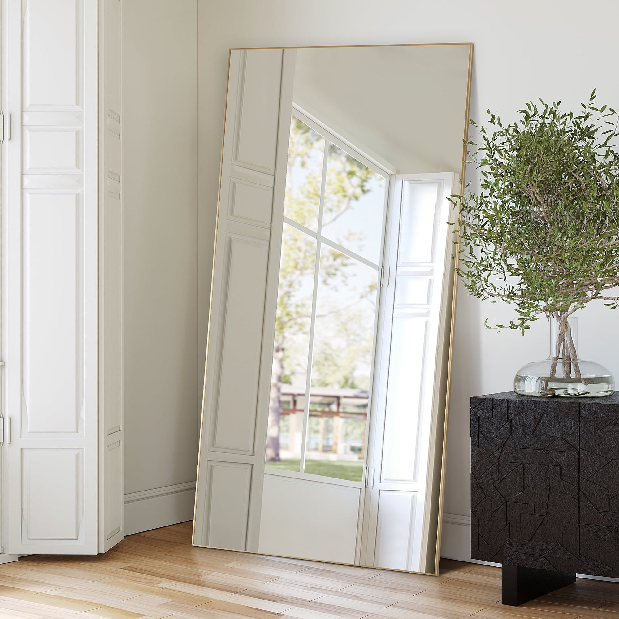 Floor Mirror Standing or Leaning, Full Length Mirror 71x30 Inch, Wall