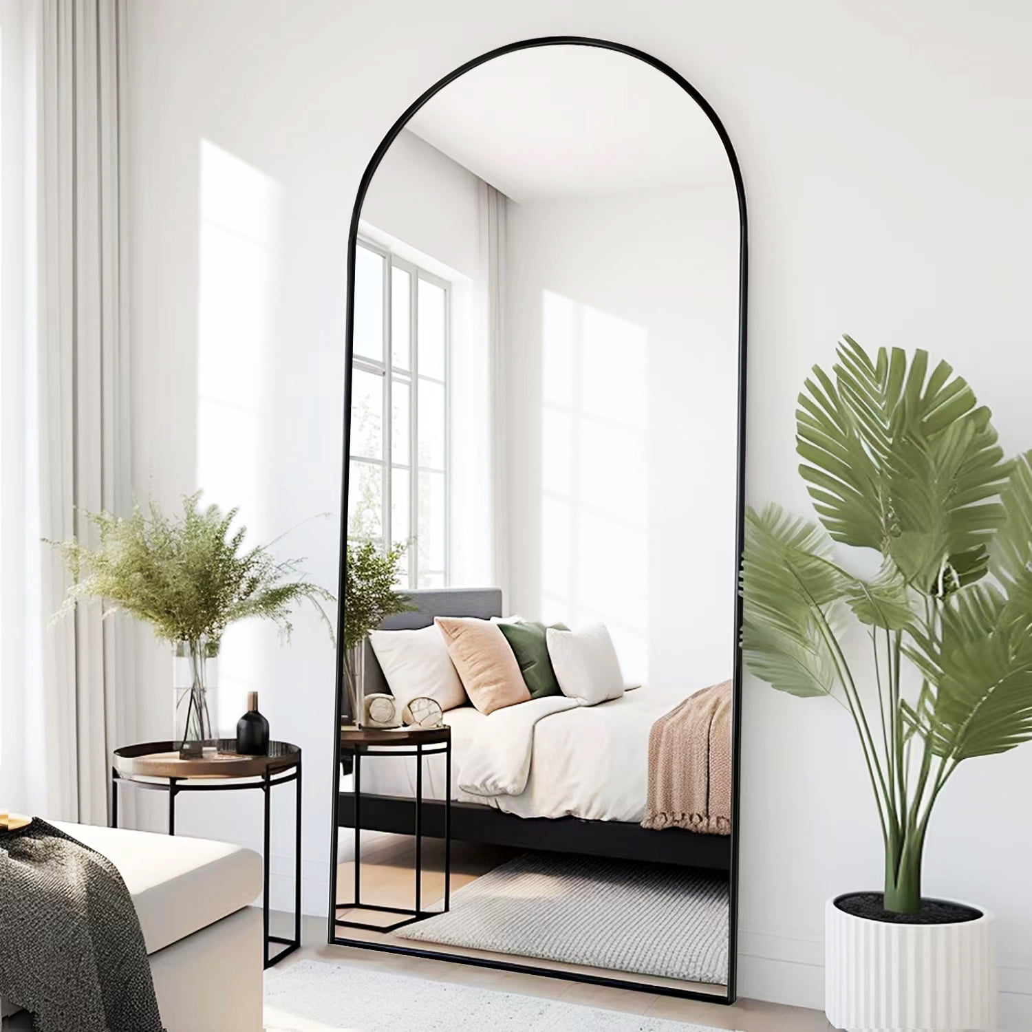 Floor Mirrors, 65"x24" Full Length Mirror Full Body Mirror with Stand ...