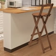 thumbnail image 1 of Kitchen Counter Height Stools with Backrest and Footrest, Portable Bar Chair for Balcony Home Kitchen Island Breakfast, 1 of 24