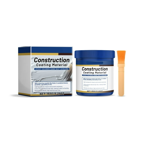 Floor Paint Water Based Epoxy Coating Gray Color Waterproof Anti-Crack Wear Resistant Quick Drying Paint For Concrete Wood Surface Protection Durable Finish Easy Application Indoor Outdoor Use