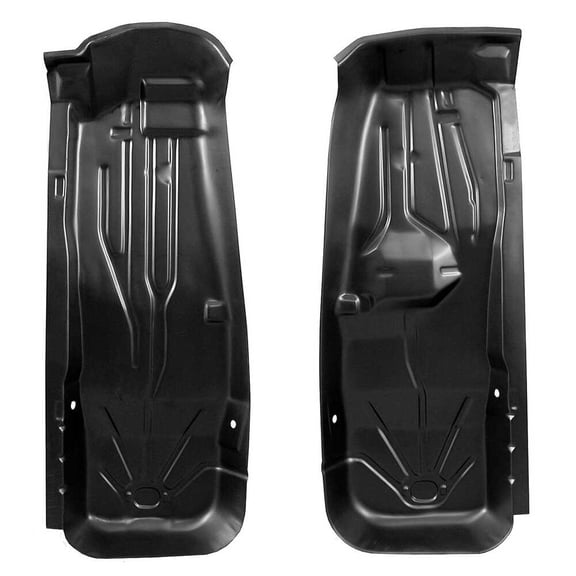 Floor Pan Half - PAIR. Fits 78-87 Buick Regal, 78-88 Chevrolet Monte Carlo, 78-83 Chevy Malibu, 78-87 Chevrolet El Camino, 78-87 GMC Caballero and fits more vehicles listed below.