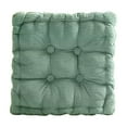 thumbnail image 1 of Floor Pillow & Cushion, Large Meditation Chair Cushions, Thick Square Seat Pad, Soft Velvet Tufted Seating Pouf for Yoga Bench Rocking Chair Room Tatami Sofa, 15.75x15.75 inch, 1 of 6