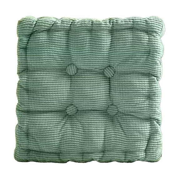 Floor Pillow & Cushion, Large Meditation Chair Cushions, Thick Square Seat Pad, Soft Velvet Tufted Seating Pouf for Yoga Bench Rocking Chair Room Tatami Sofa, 15.75x15.75 inch