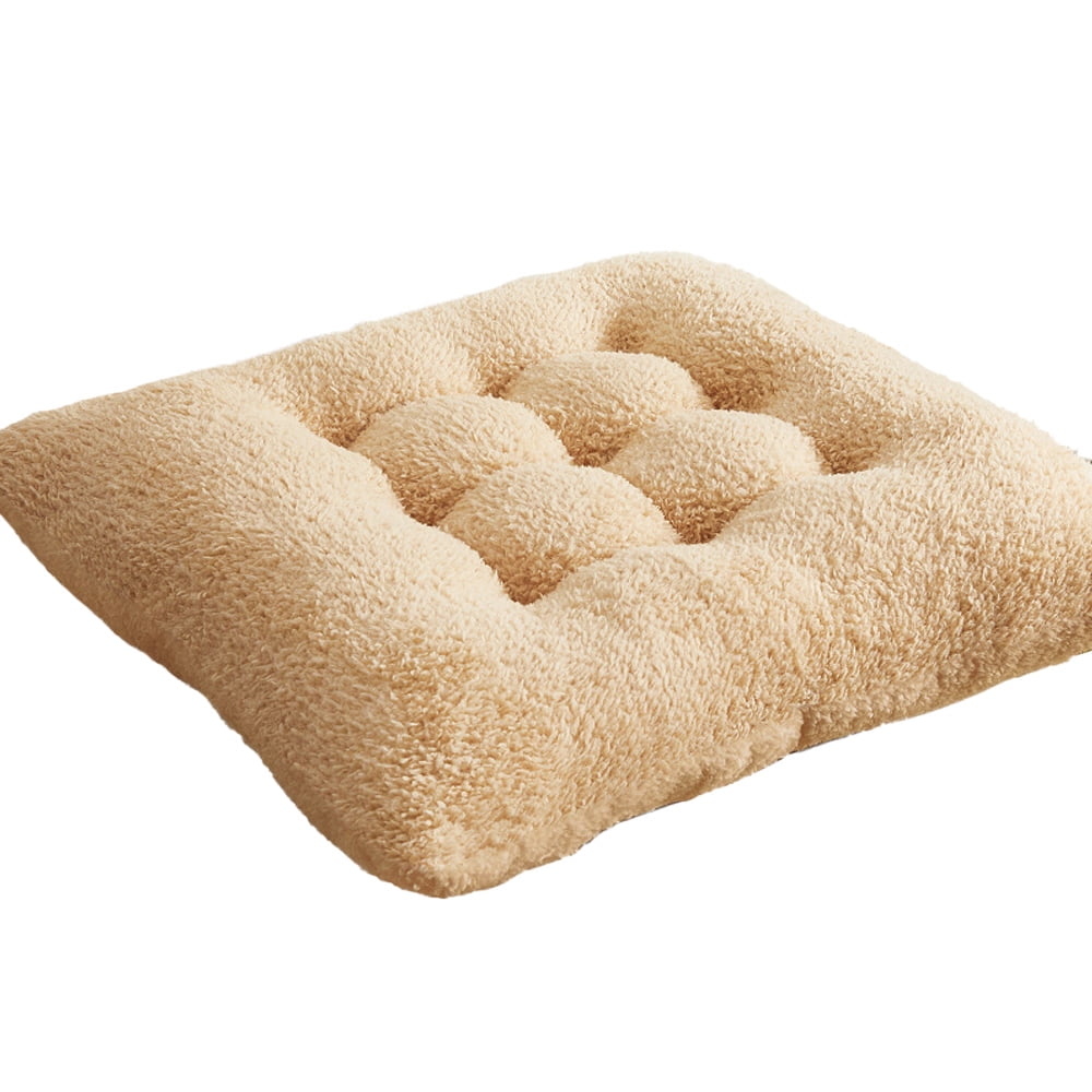 Soft Square Floor Pillow Cushion: Large, Fluffy Velvet Seating Option