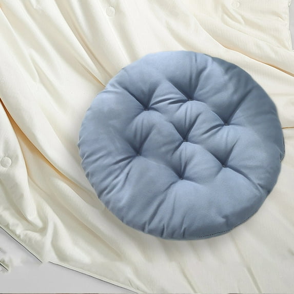 Floor Pillow, Large Floor Cushions, 17.7''Round Bar Stool Cushion,Floor Cushion Seating for Adults Kids, Tufted Thick Meditation Cushion for Yoga Living Room Tatami Fireplace Outdoor Floor