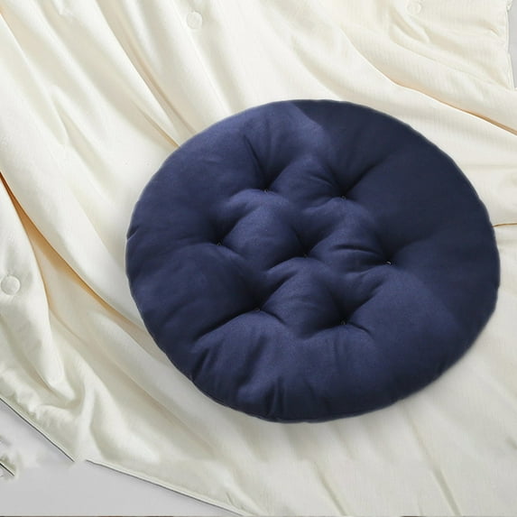 Floor Pillow, Large Floor Cushions, 17.7''Round Bar Stool Cushion,Floor Cushion Seating for Adults Kids, Tufted Thick Meditation Cushion for Yoga Living Room Tatami Fireplace Outdoor Floor