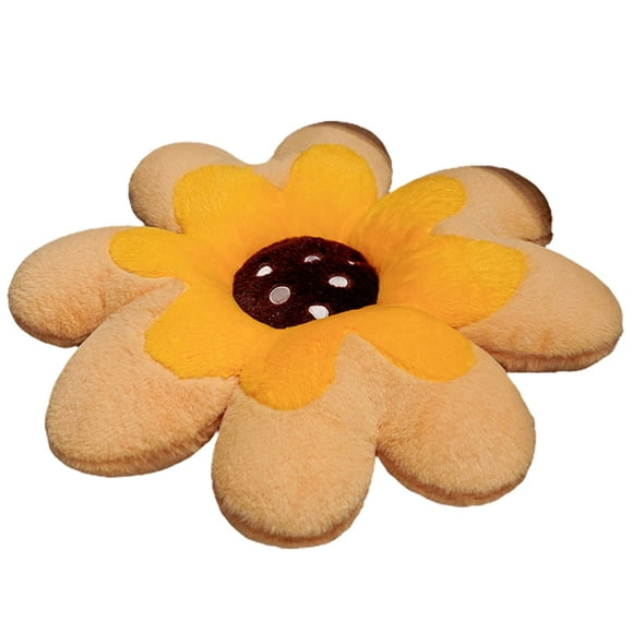 Floor Pillow Seating Cushion - Cute Daisy Shape Room Decor for Girls, Teens, Tweens & Toddlers - Throw Pillow for Reading and Lounging Comfy Pillow for Kids - 18"/24" Diameter