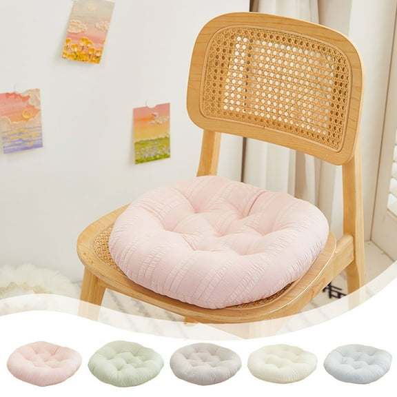 Floor Pillow for Sitting on Floor, Corduroy Floor Mat with Pearl Fluff Filling, 40x40x6 Cm Thick Tatami Style Cushion for Reading, Yoga, and Board Games in Living Room or Balcony,Vsgery