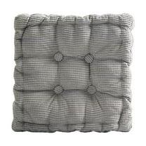 Floor Pillow Square Floor Cushions for Adults Corduroy Floor Seat Pillows Cushion for Living Room Balcony Tatami Yoga,16x16 Inch