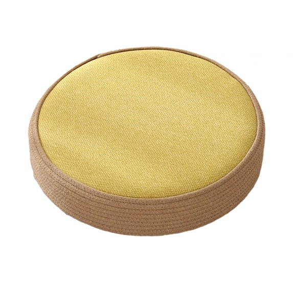 Floor Pillow Yoga Seat Pillow, Pouf Seat Cushion, Meditation Cushion Round Tatami Chair Pad for Home Decor Office Living Room Gifts large Style H