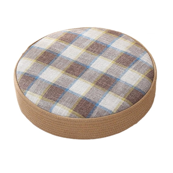 Floor Pillow Yoga Seat Pillow, Pouf Seat Cushion, Meditation Cushion Round Tatami Chair Pad for Home Decor Office Living Room Gifts small Style K